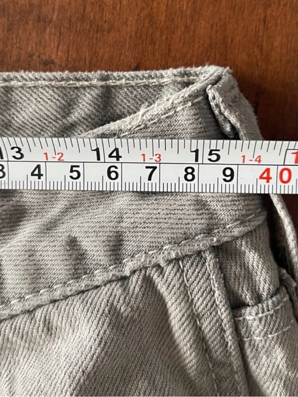 A ♦️LEVI'S | Carpenter Painter Pants | Light Gray 100% Cotton 15/11/28 - Picture 7 of 7